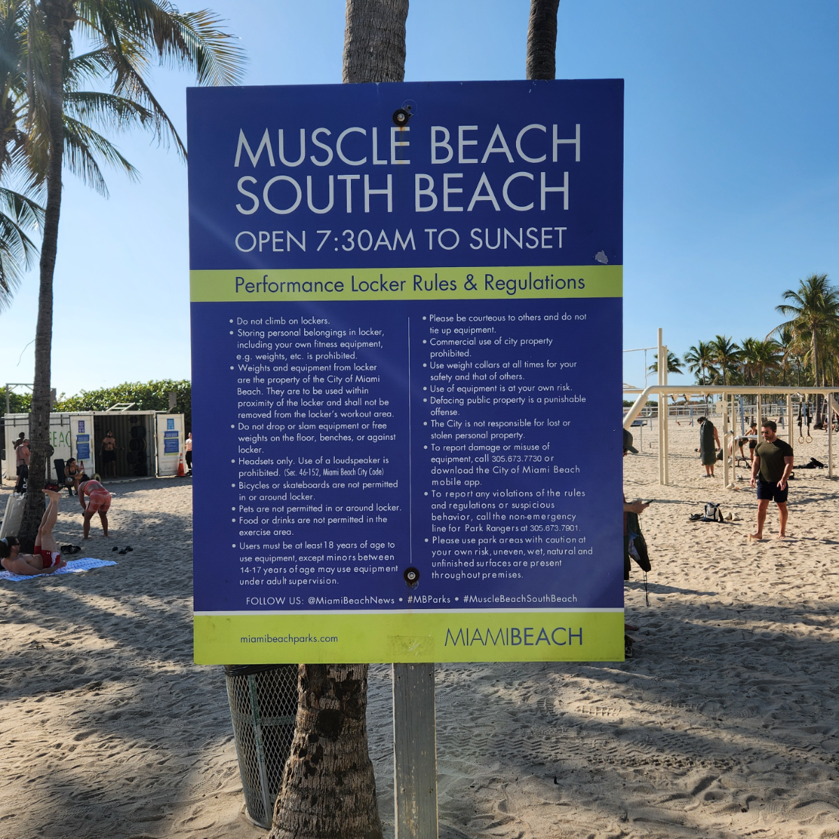 Muscle Beach South Beach 